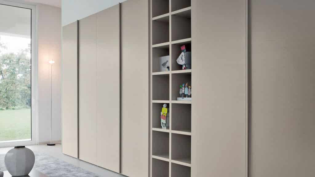 armoire dressing beige