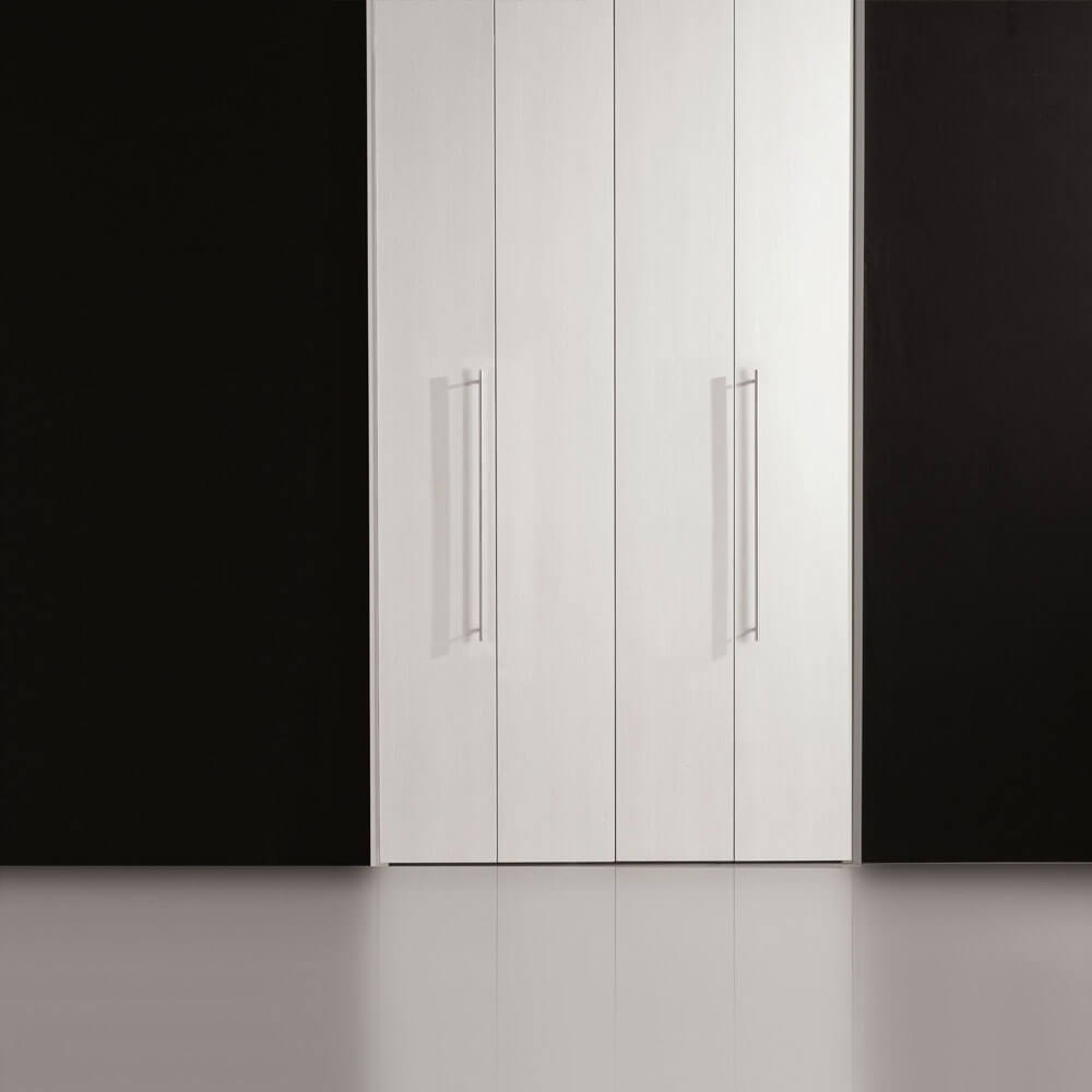 placard portes pliantes blanches