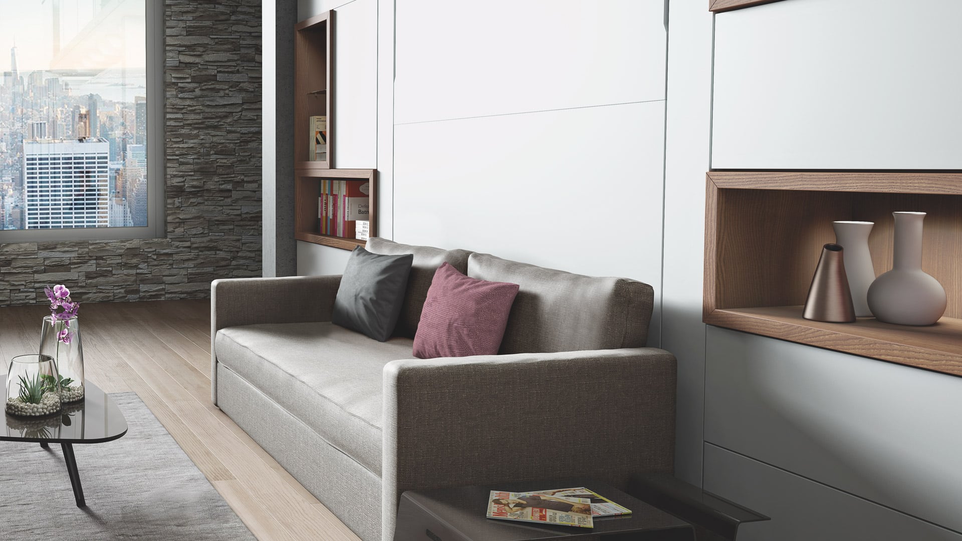 Lit Escamotable Canape Gain De Place Optimal Annecy