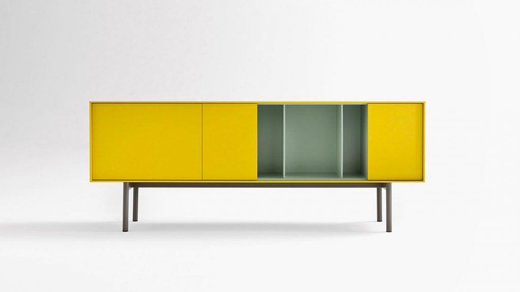 buffet bahut lyon jaune