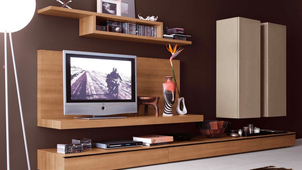 meuble tv design geneve bois