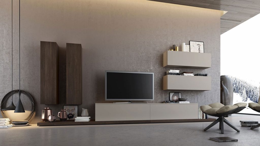 meuble tv design thonon bois