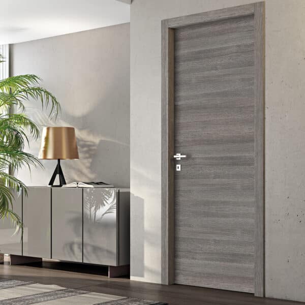 p8 - Bloc-porte DISPO, integra, décor chêne cendré brossé